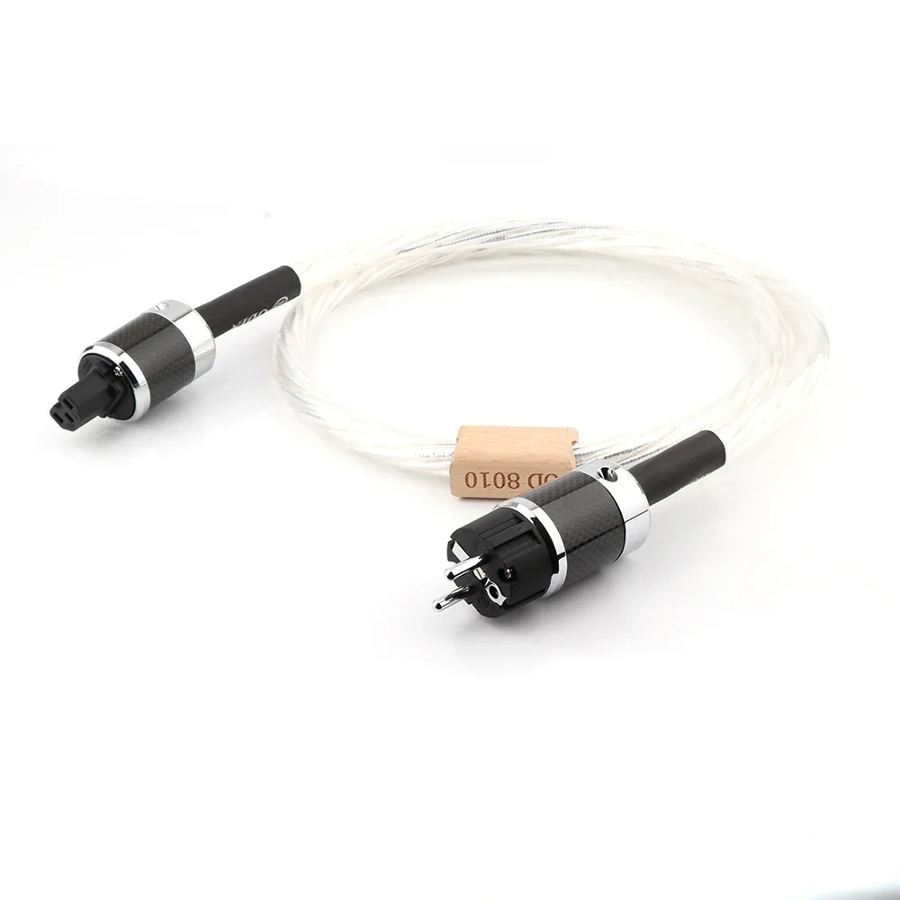 

Hifi Nordost Odin Reference Power Cord EU Plug Audio Cable，FER Schuko AC Wires for Amplifier CD Player