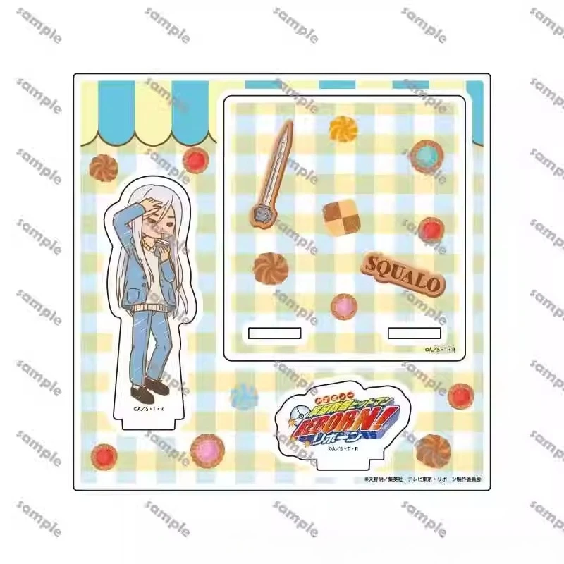 Gioco Gokudera Belphegor Squalo Ryouhei Byakuran XANXUS Acrilico Stand Doll Anime Figura Modello Cosplay Giocattolo per il Regalo