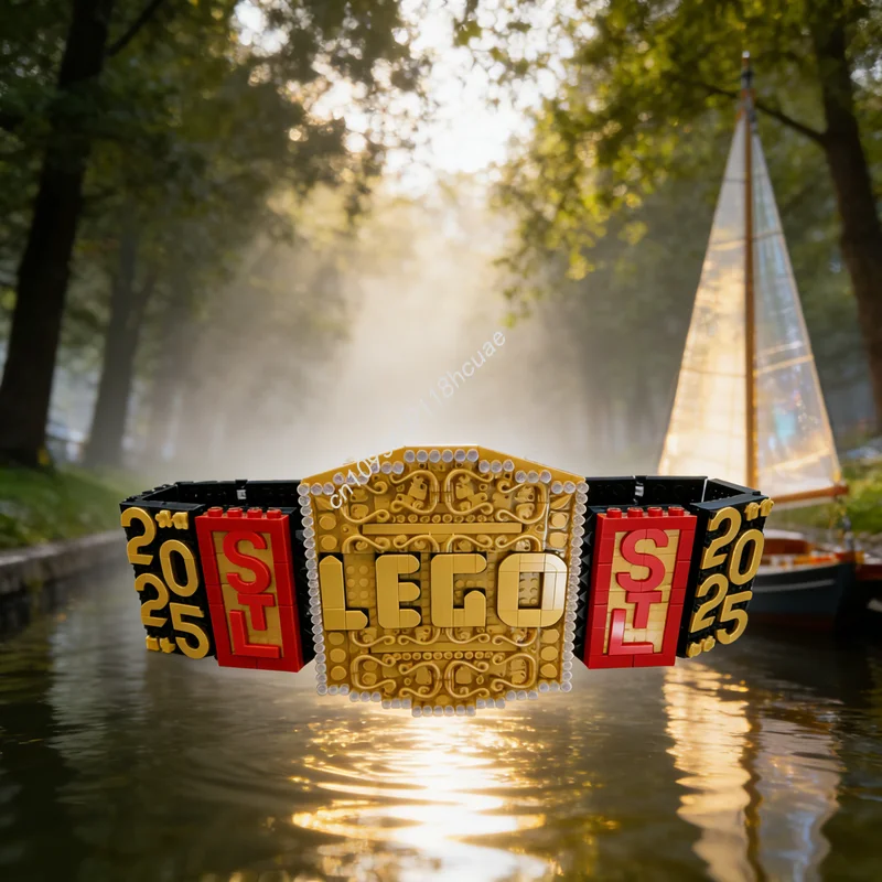 

1564 деталей MOC: Наградной пояс чемпиона, настраиваемая модель, конструктор, архитектурные игрушки, рождественские подарки, креативная идея