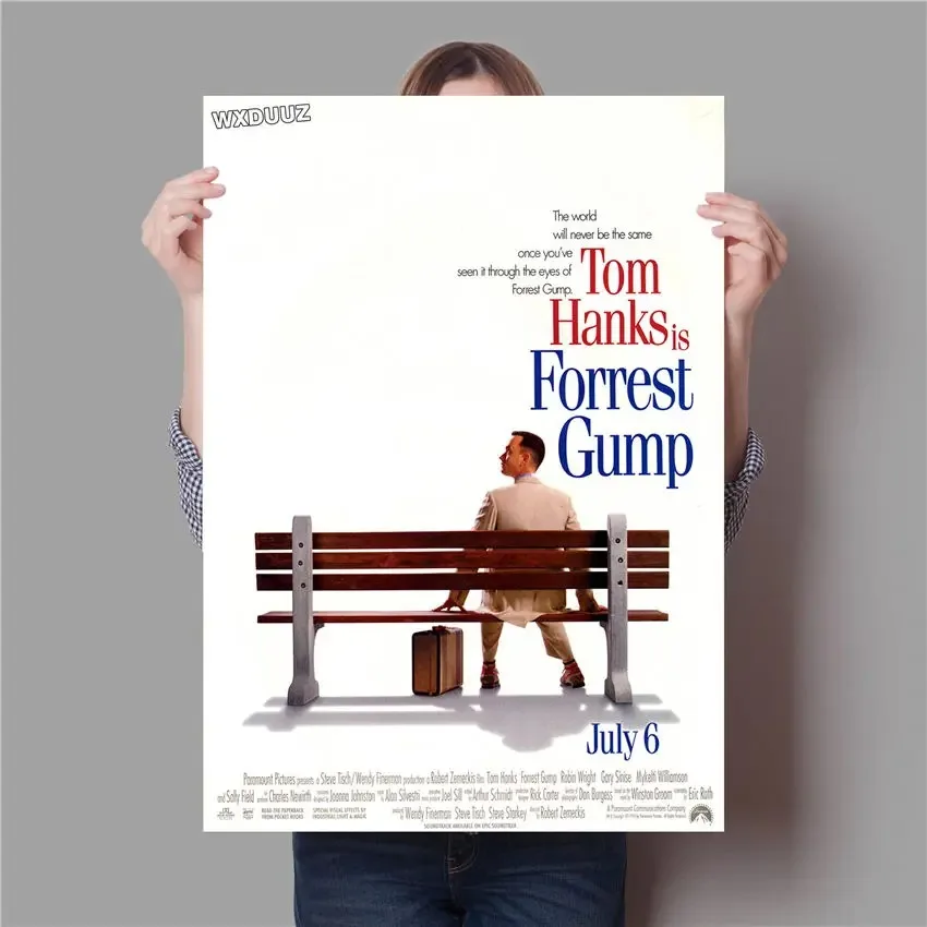 80s classic Movie Forrest Gump Posters for Minimalist Film Canvas Painting Wall Art interior poster Home living Decor Art Decor