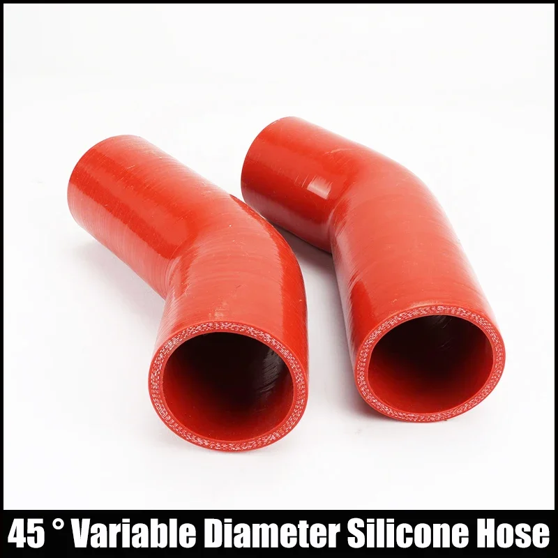 45 degree Silicone Elbow Hose Rubber Joiner Bend Tube for Intercooler Cold Air Intake Hose Turbo Intake Pipe Modification tube