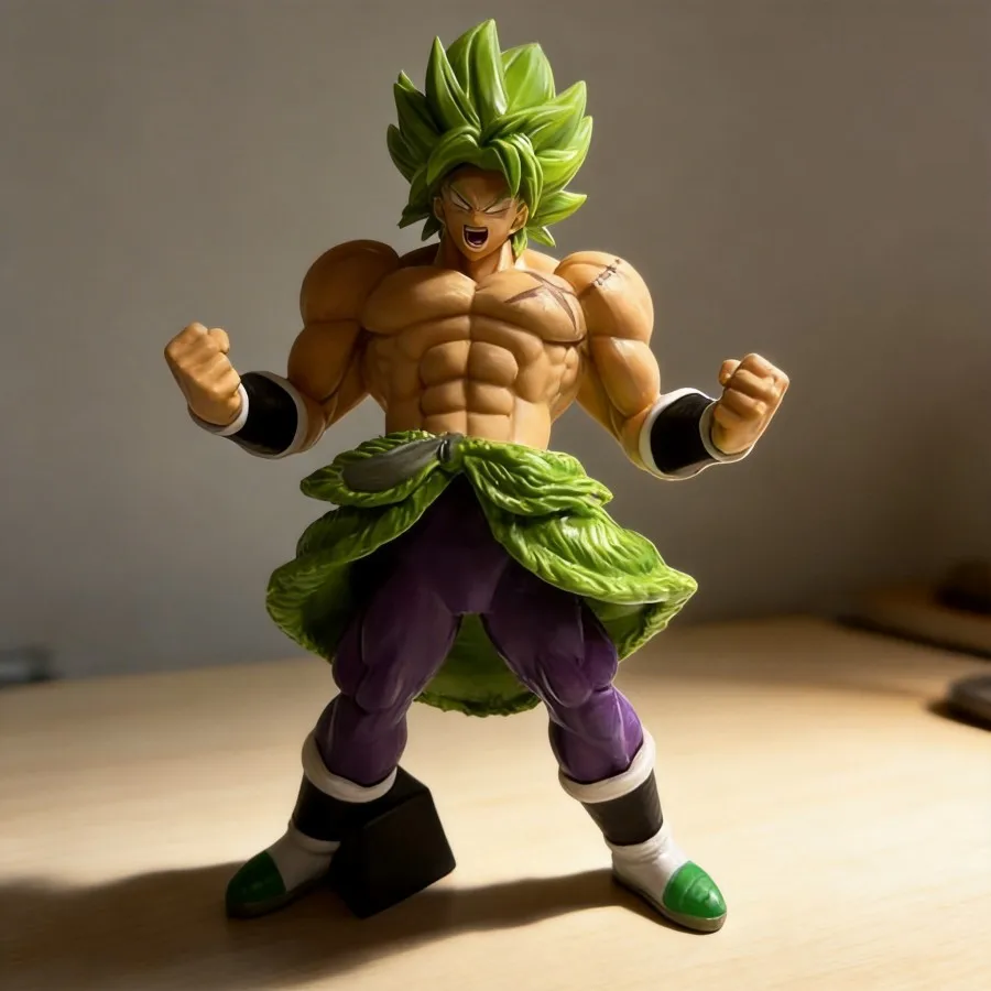 

Dragon Ball Broly Action Figure 23cm Standing Pose Collectible Model Toy Anime Character Decoration for Fans