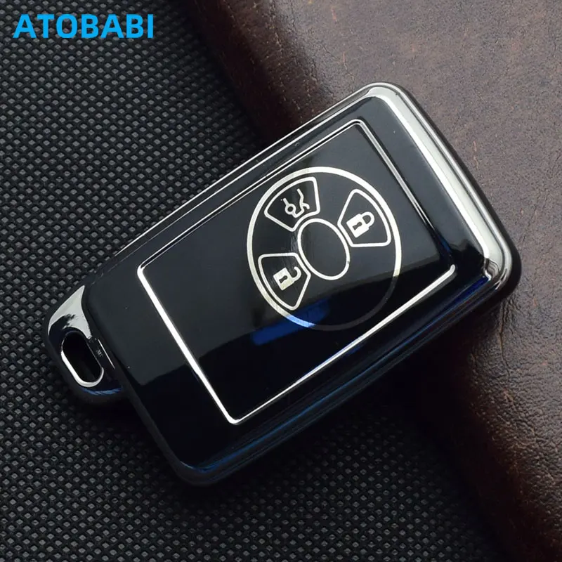 TPU Car Key Case Remote Fobs Protector Cover For Toyota Alphard Vellfire Previa Estima Isis Noah Voxy 2015 2016 Auto Accessories