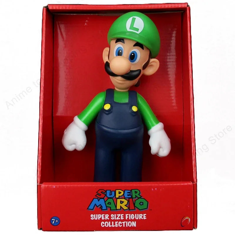 Super Mario Bros Toys Mario Luigi Yoshi Bowser Donkey Kong Anime Figures Action Collection Toys Model Dolls Kids Birthday Gifts