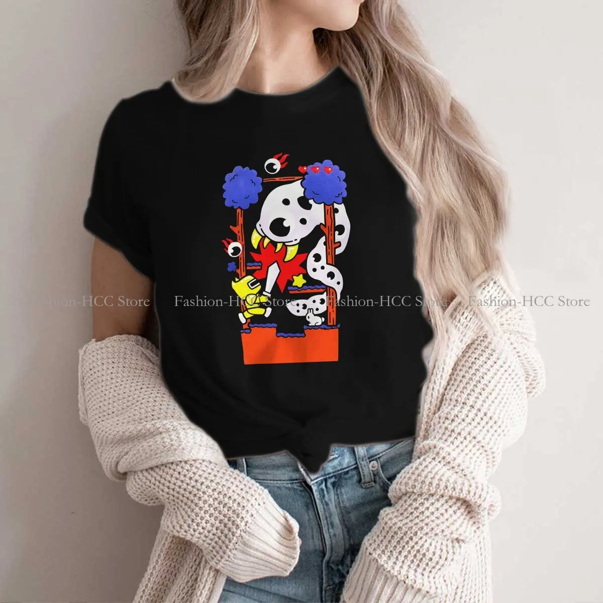 Essential Harajuku Polyester TShirt Terraria Printing Streetwear Comfortable T Shirt Women