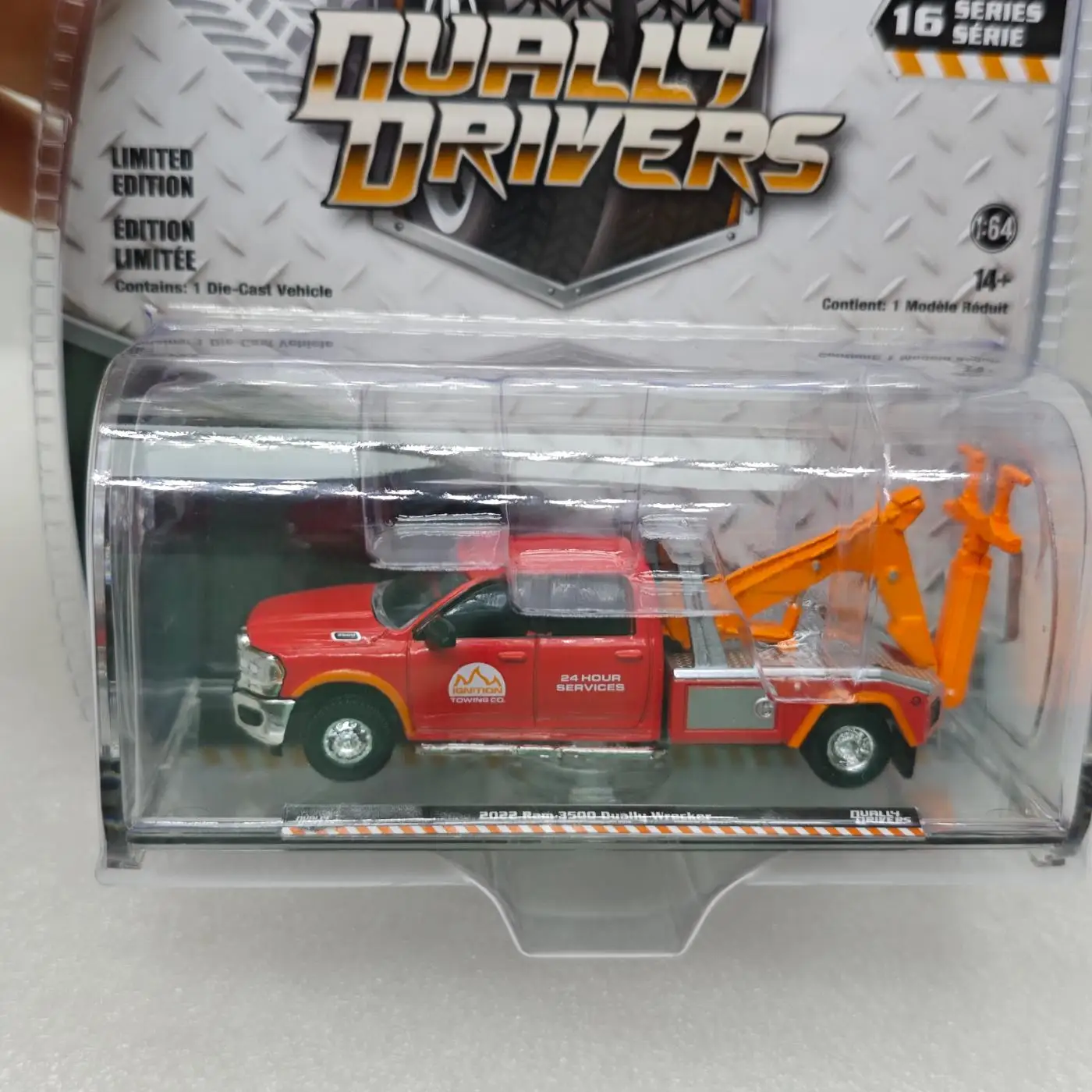 Greenlight 1:64 سلسلة محرك مزدوج 16 - 2022 Ram 3500 نموذج شاحنة مزدوج الوضوح طبعة محدودة المقتنيات جدار قلادة هدية