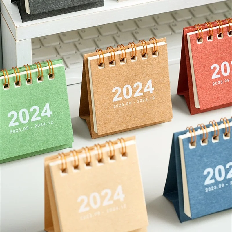 Calendário de Mesa Pequeno, Mini Programação Diária para Casa, Escritório, Escola, Bolso Criativo, Portátil, 2022