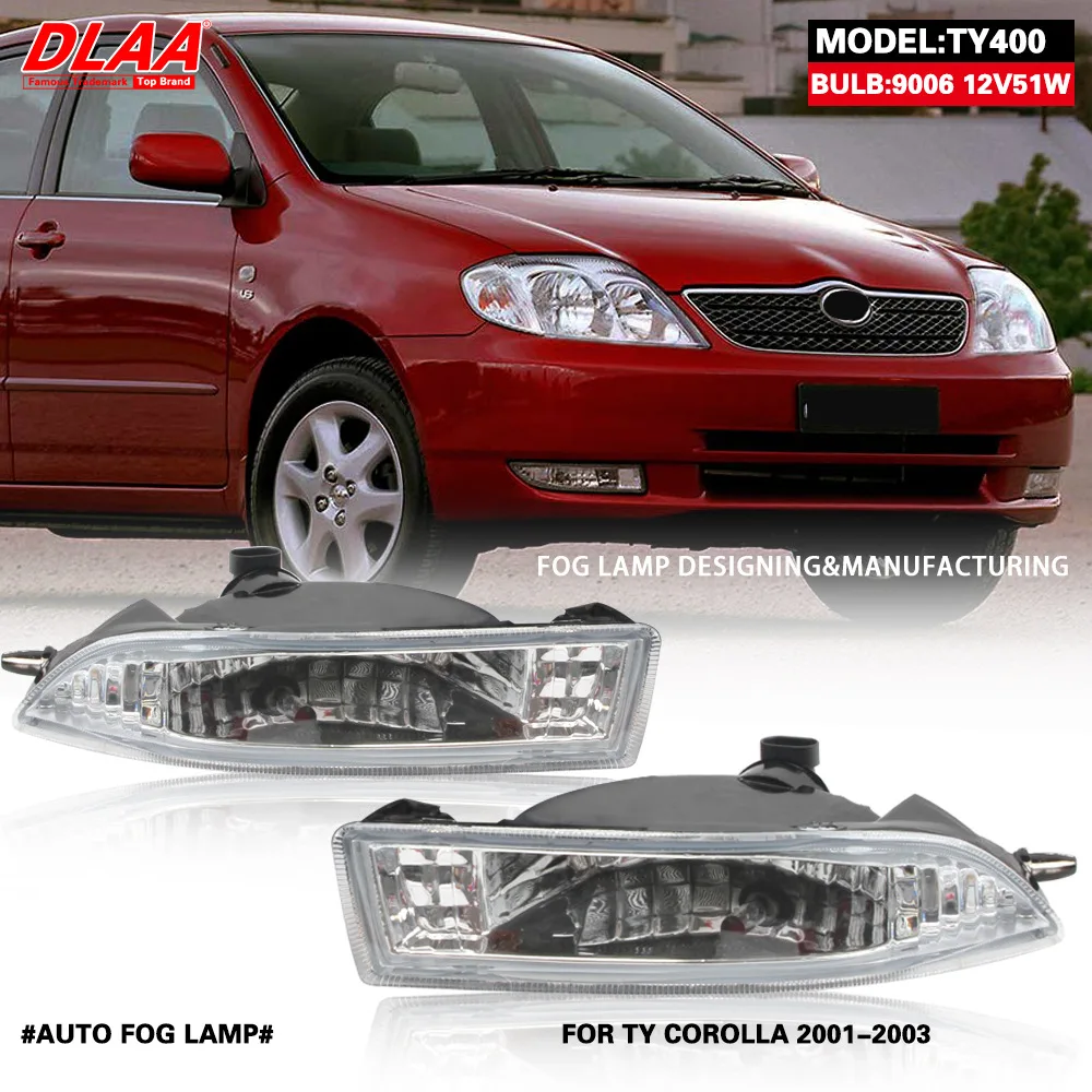 

ДЛЯ Toyota Corolla Kombi limo E12 2001 2002 2003 2004, противотуманная фара, противотуманная фара, лампа бампера, свет бампера