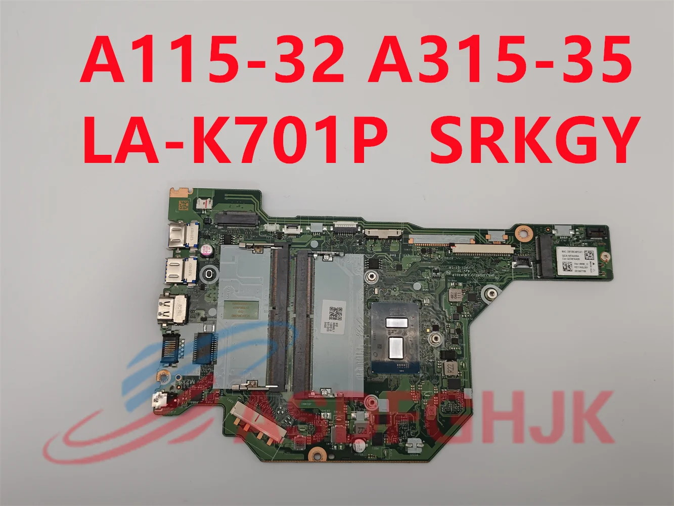 

GH5JJ/GH711 LA-K701P For Acer A115-32 A315-35 With SRKGY i5-10210U CPU Mainboard Laptop Motherboard 100%Full Working Well