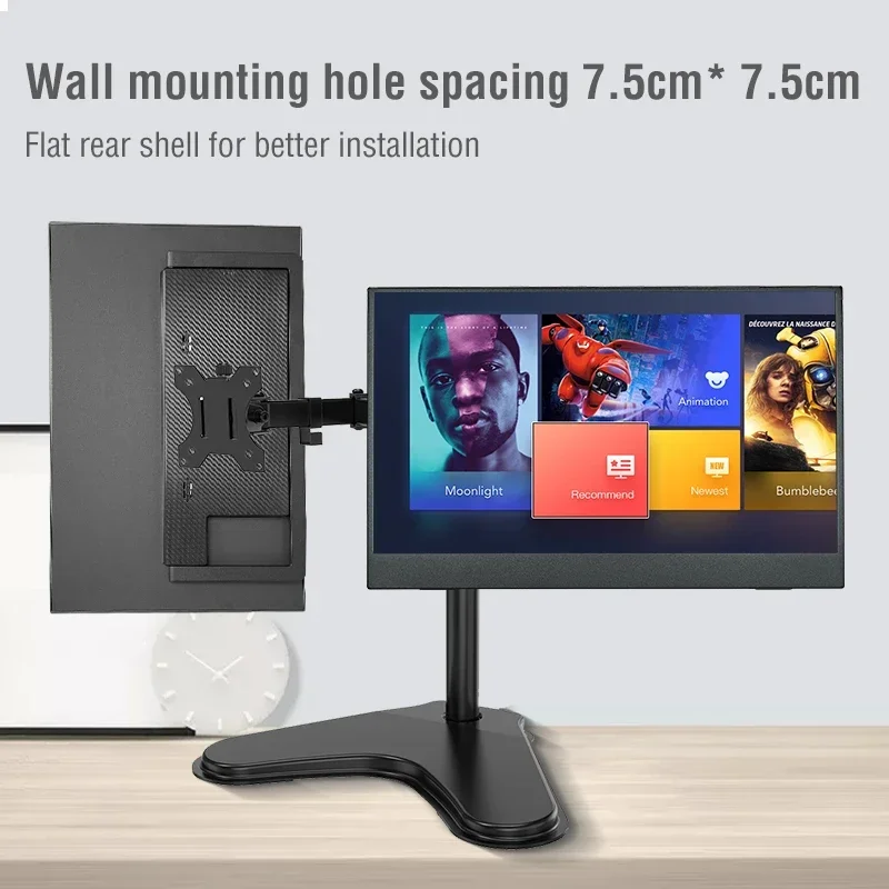 Anmite Monitor touch portatile da 16 pollici 1200P HDR 16:10 Bassa luce blu per XBox PS4/5 Switch Telefono cellulare PC Loptop Estensione