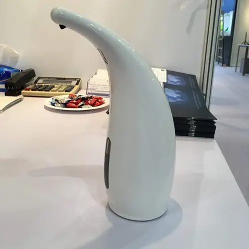 Imagen 2 del producto Dispensador automático de jabón, dispensador de bomba ABS de 300ml, Sensor inteligente infrarrojo, herramientas de cocina y baño, dispensador de jabón líquido recargable