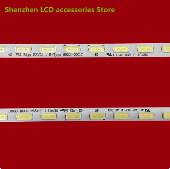 LCD TV backlight strip for 42 V12 Edge REV0.1 L/R-Type 6922L-0014A 6920L-0001C LED strip aluminum 100% new 532MM 48LED 6v