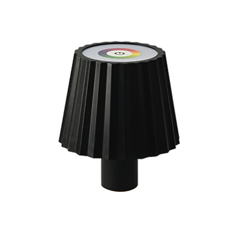 충전식 와인병 데스크 램프 플러그인 LED 바 투명 식탁 장식 분위기 조명 작은 야간 조명 뾰족한 테이블 램프