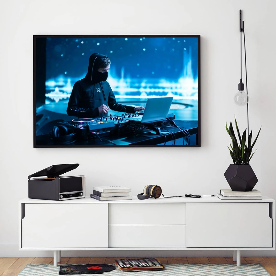 Alan Walker DJ Music Poster Canvas Art Print Home Decoration Wall Painting ( No Frame )