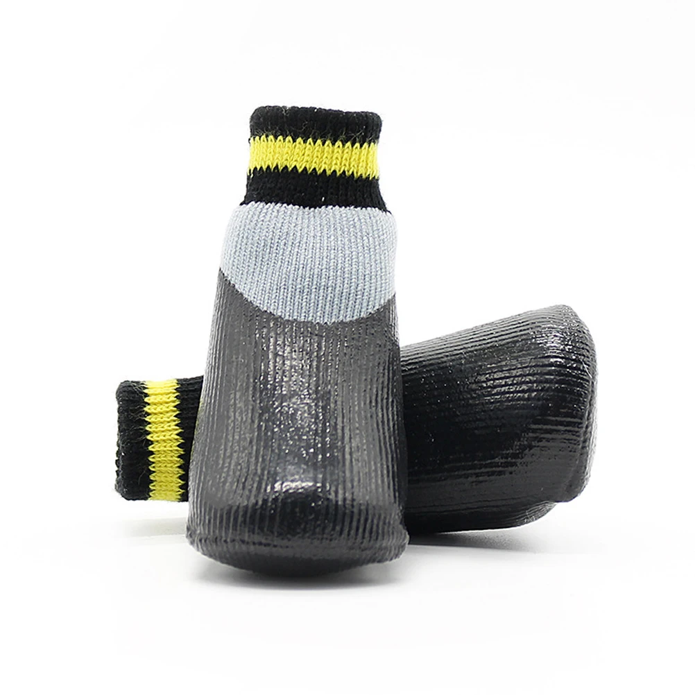 

Waterproof Shoes and Socks for Puppies No Slip Dogs Protective Mini Small Snow Boots Winter Non