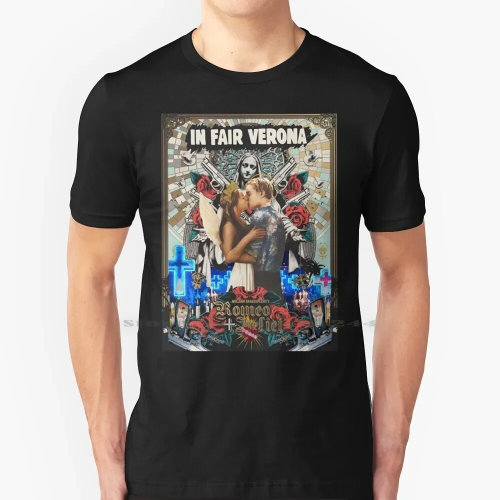 Staarr Crossed T Shirt 100% Pure Cotton Romeo And Juliet Leonardo Dicaprio 1996 Baz Luhrmann