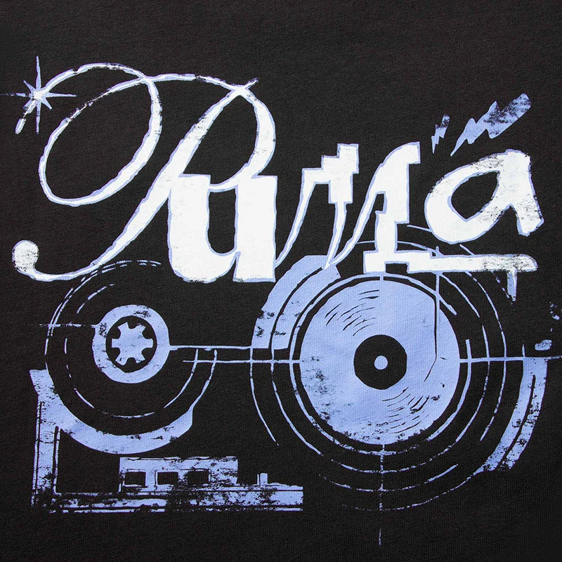 Puma Black Sports Casual Round Neck Short-Sleeved T-Shirt Black Men's and Women's Clothing 63313401