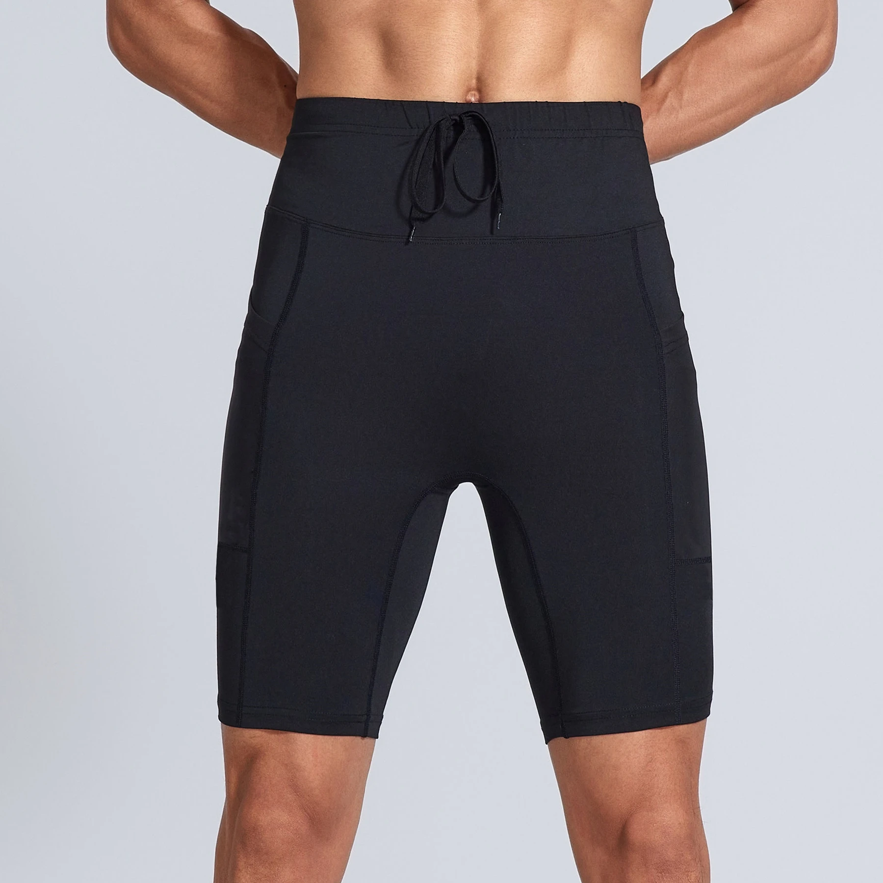 Men Women Yoga Running Shorts Pockets Outdoor Sports Half Pants Tights Exercise Fitness Gym Cycling Shorts Leggings Quick Drying - Image 3