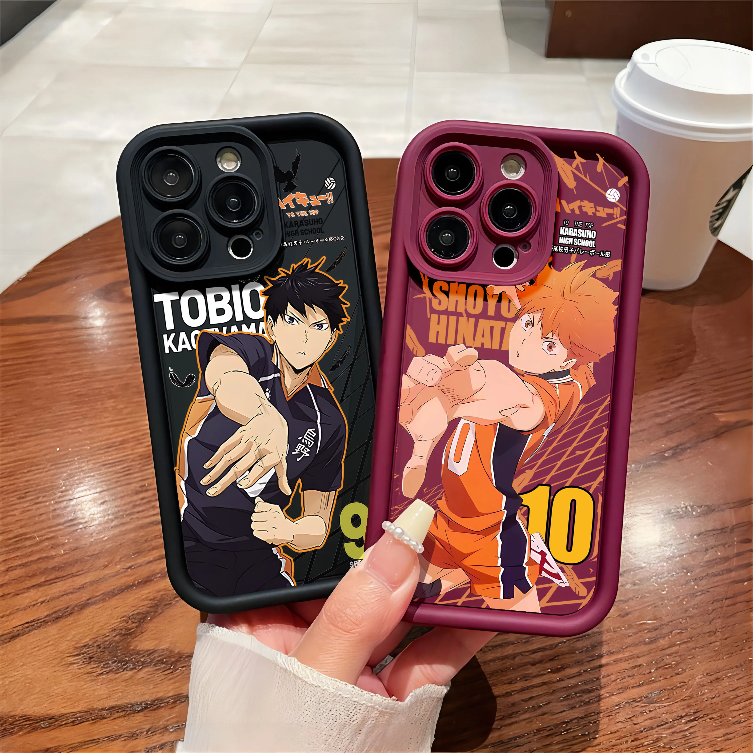 Anime Volleyball Haikyuu Phone Case For Samsung S24 S23 S22 S21 S20 Note 20 FE Plus Ultra 5G Soft Silicone TPU Cover