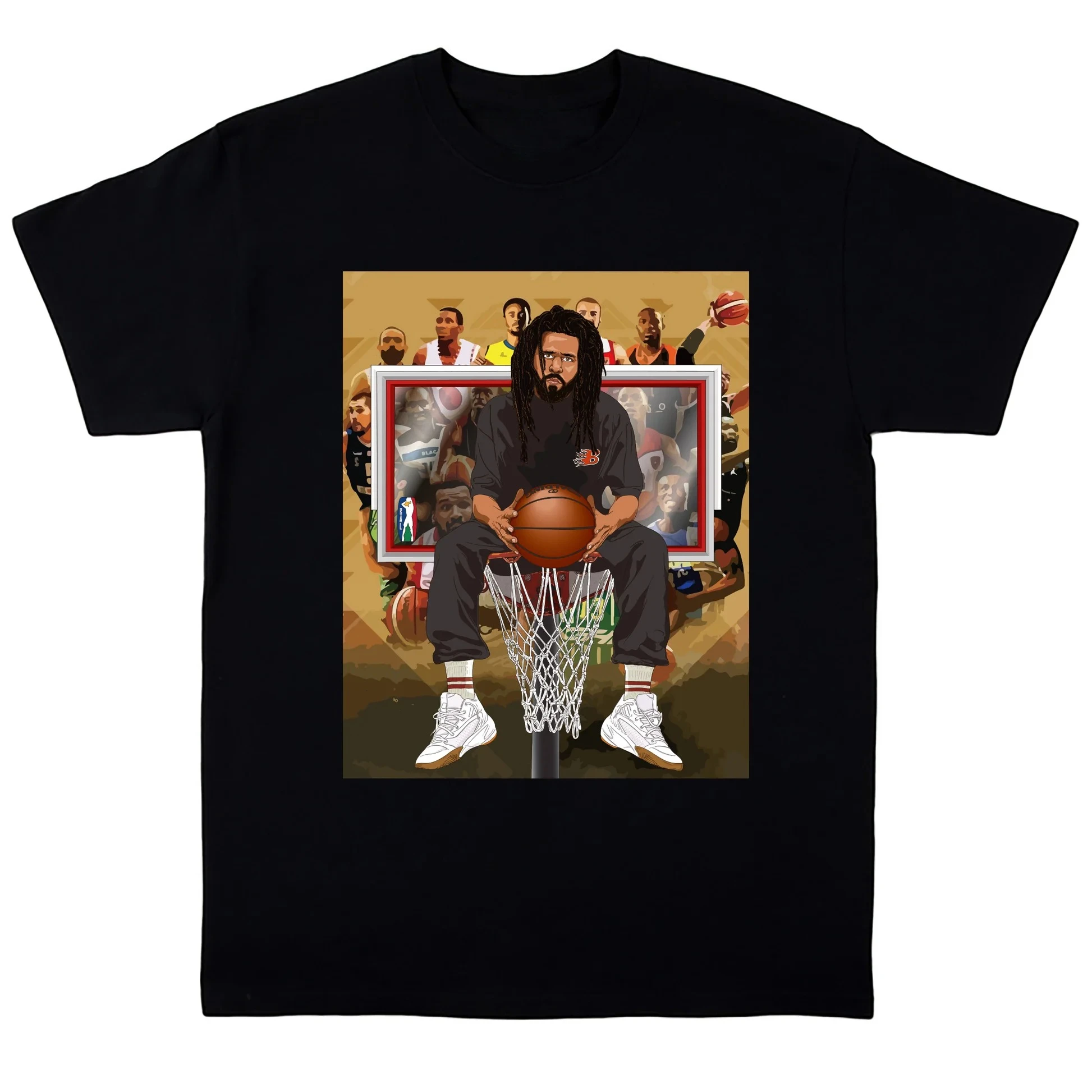 J Cole creativity Tour graphics 100%Cotton shirt unisex Y2k Hip hop Style Retro 2026 Summer Men's Short sleeve Tshirt fan gifts