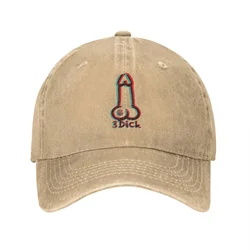 3D Dick Penis Stuff Unisex Baseball Caps Distressed Washed Caps Hat Fashion Outdoor All Seasons  Hat