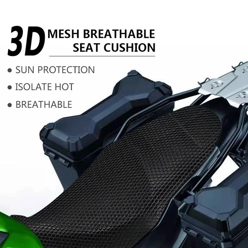 Motorcycle Protecting Cushion Seat Cover For Kawasaki Versys-X300 Versys X300 X 300 Nylon Fabric Saddle Seat Cover