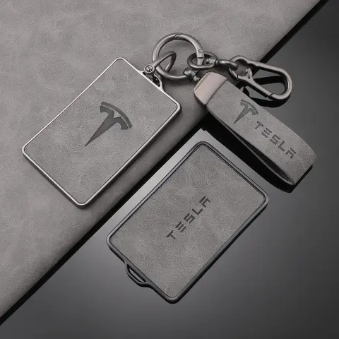 TPU 가죽 자동차 NFC 키 케이스 쉘 커버 Fob 테슬라 모델 3 모델 S 모델 X 모델 Y 열쇠가없는 보호기 홀더 자동차 액세서리