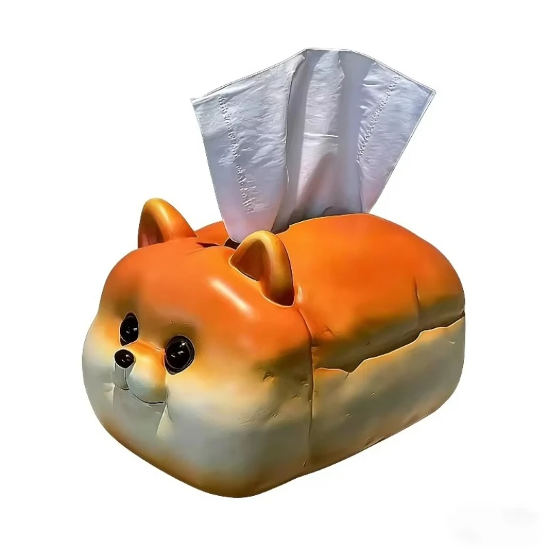 

Popular Resin Sculpture Statue Resin Crafts Promotional Tissue Box