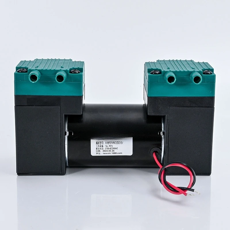 

Diaphragm pump Nylon plastic pump body Electric DC connection Double head pump