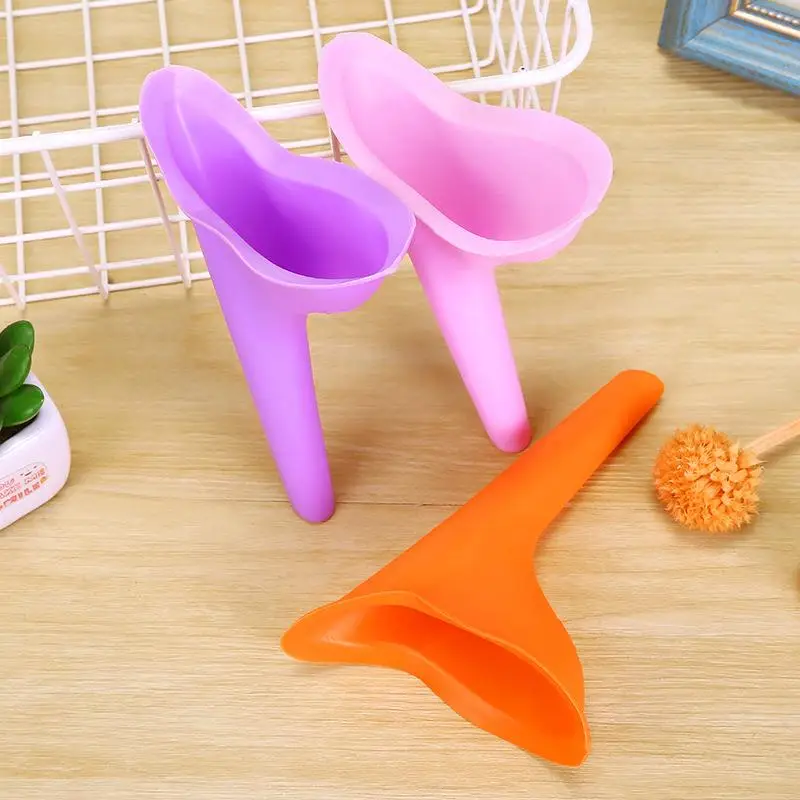1pc Tragbare Silikon Urinal für Frauen Outdoor Reise Camping Weibliche Weiche Wasserlassen Gerät Stand Up & Pee Toilette notfall TMZ – Detail 4