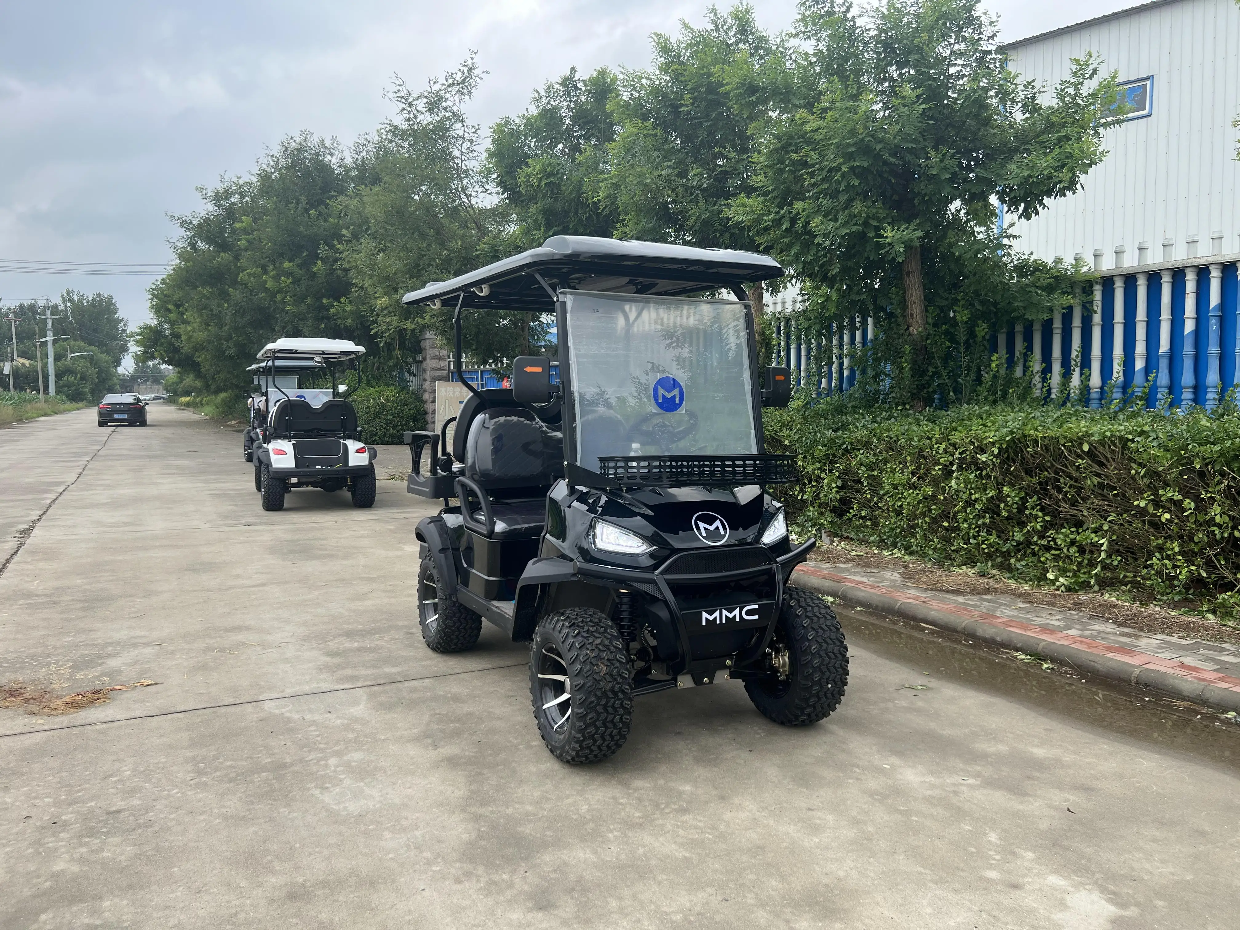 Sightseeing Bus Beach Resort Custom Durable 4 Seats Off Road Golf Car Hunting Buggy Long Endurance Electric Lifted 4+2 Golf Cart