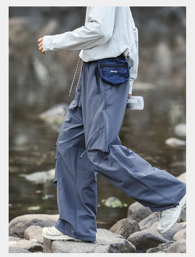 Unisex Loose Fit Hiking Pants with Utility Pockets