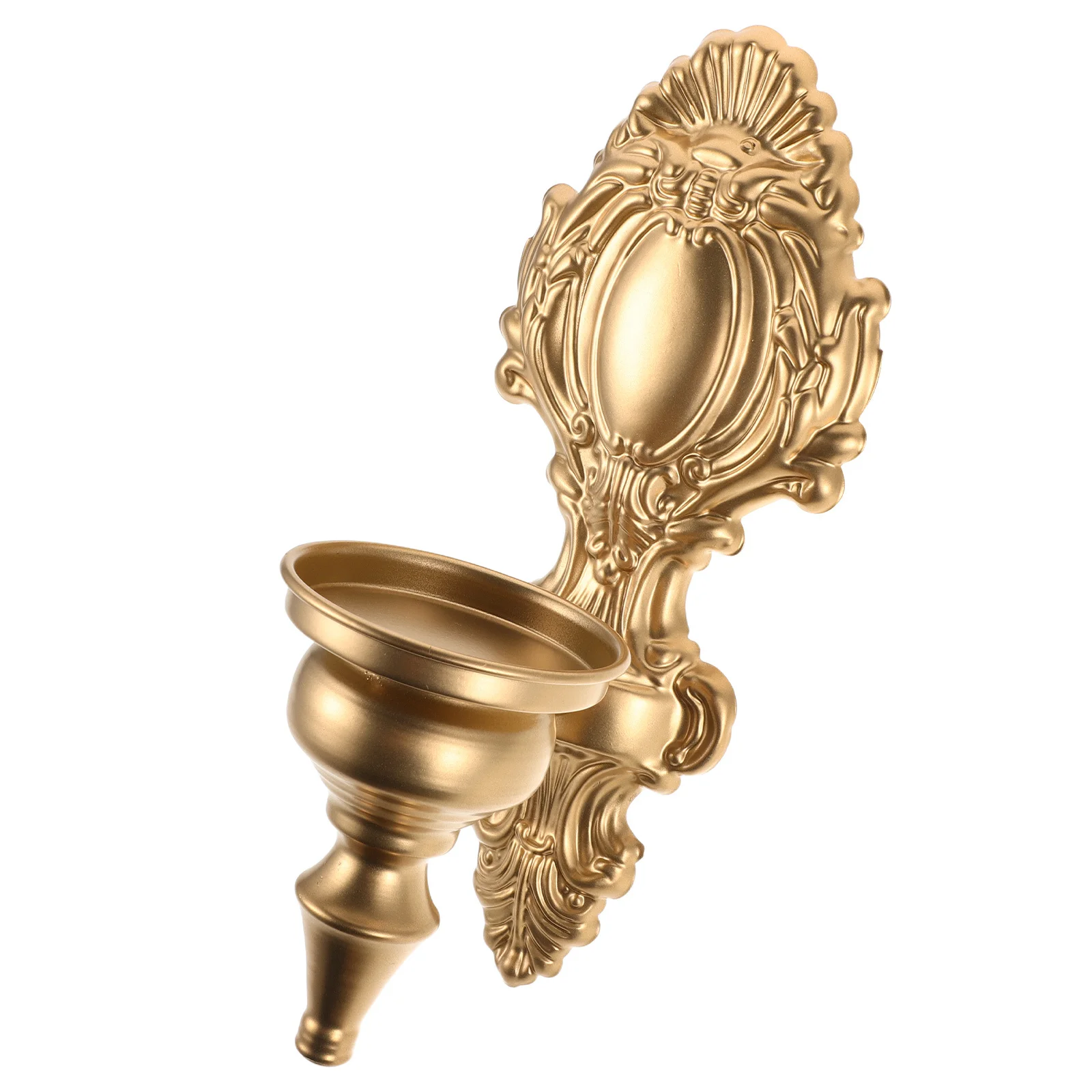 

1pcs Iron Wall Sconce Vintage Metal Candlestick Holder For Farmhouse Living Room Bedroom Entryway Decor Pillar Wall Mount