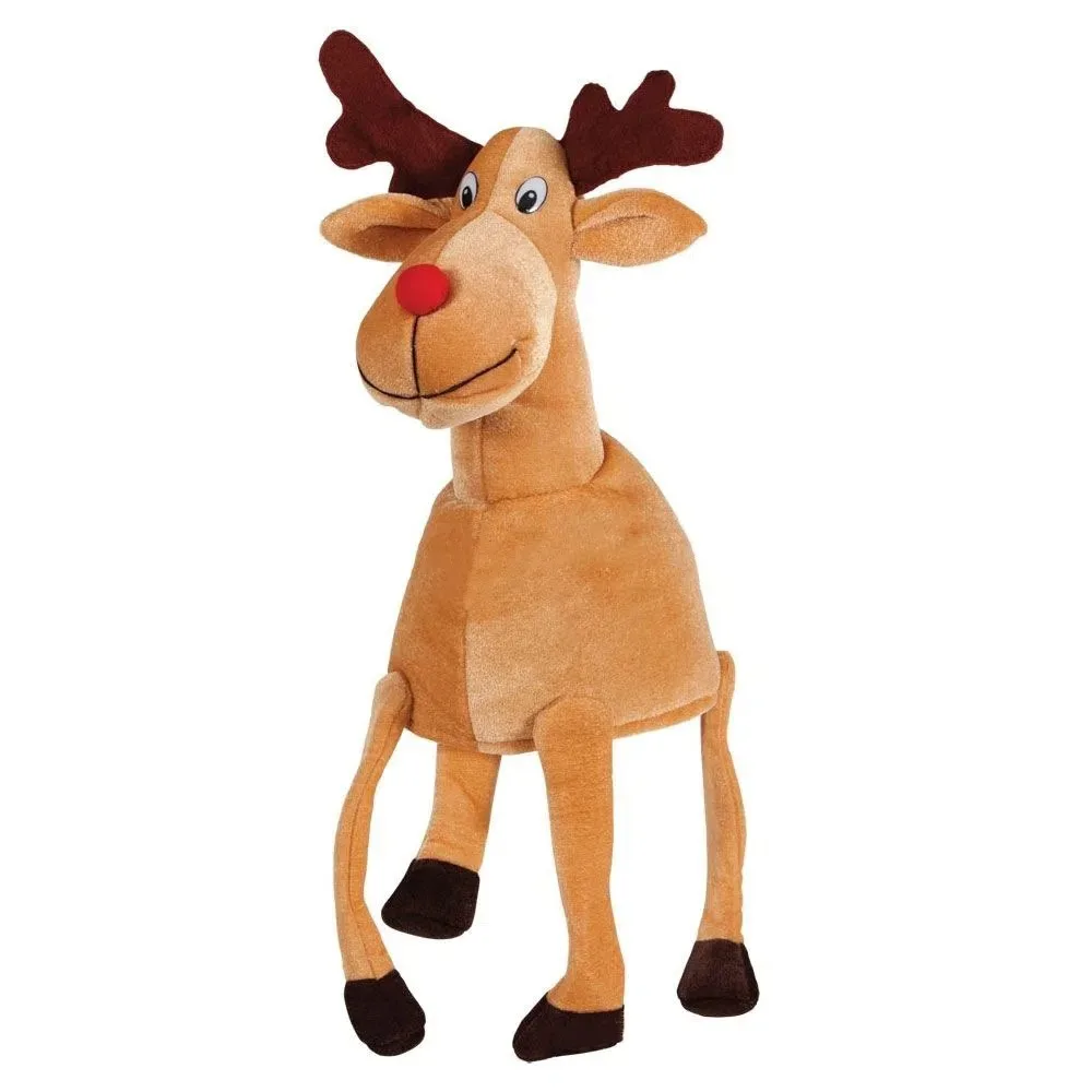 Ornements de chapeau de père Noël de dessin animé mignon, chapeau de cerf de Noël, mélodie de Noel, chapeau de wapiti en peluche, décoration de fête