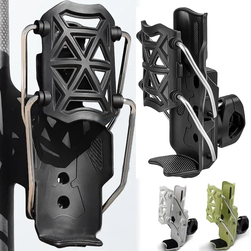 Water Bottle Holder Bottle Cage Anti-Fall Adjustable 32-77mm Motorcycle Handlebar Cup Holder for Harley Motorbike Accessories