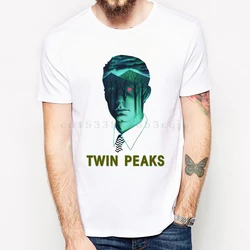 Twin Peaks t-shirt men TV Fashion TShirts Men Tee Shirt Tops Short Sleeve T shirt