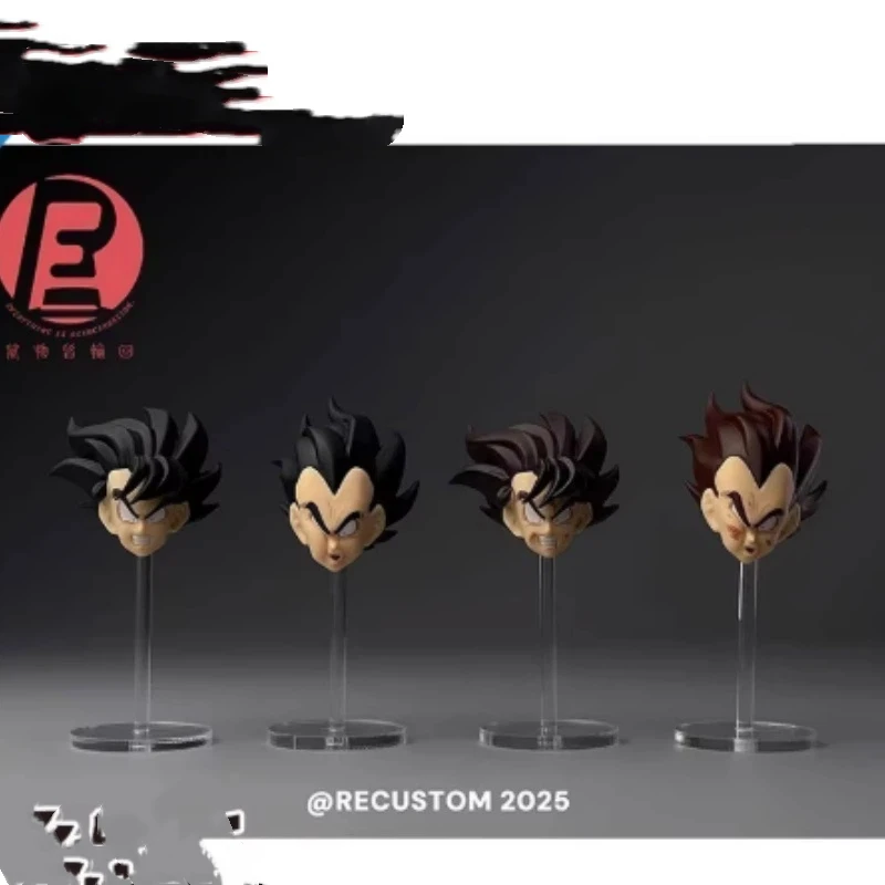 

Re 1/12 Beaten Son Goku & Vegeta Double Head Sculpt Dragon Ball Z SHF Accessory Pack Anime Action Figure Collection Gift Toys