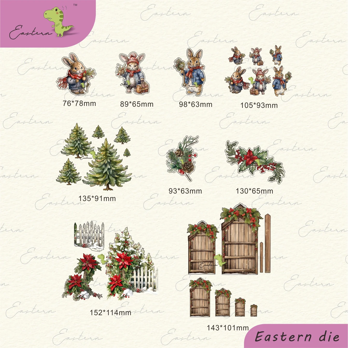 Christmas Tales Die Bundle nowe metalowe matryce do wycinania papieru foremki do majsterkowania Scrapbooking wykrojniki rzemiosło dwa czerwone