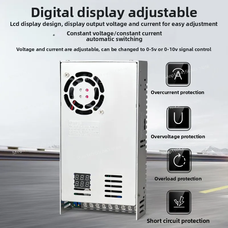 Switching Power Supply 1000W1500W4000W Digital Display Voltage Current 220 To 24V36V48V0-110 Volts 90A