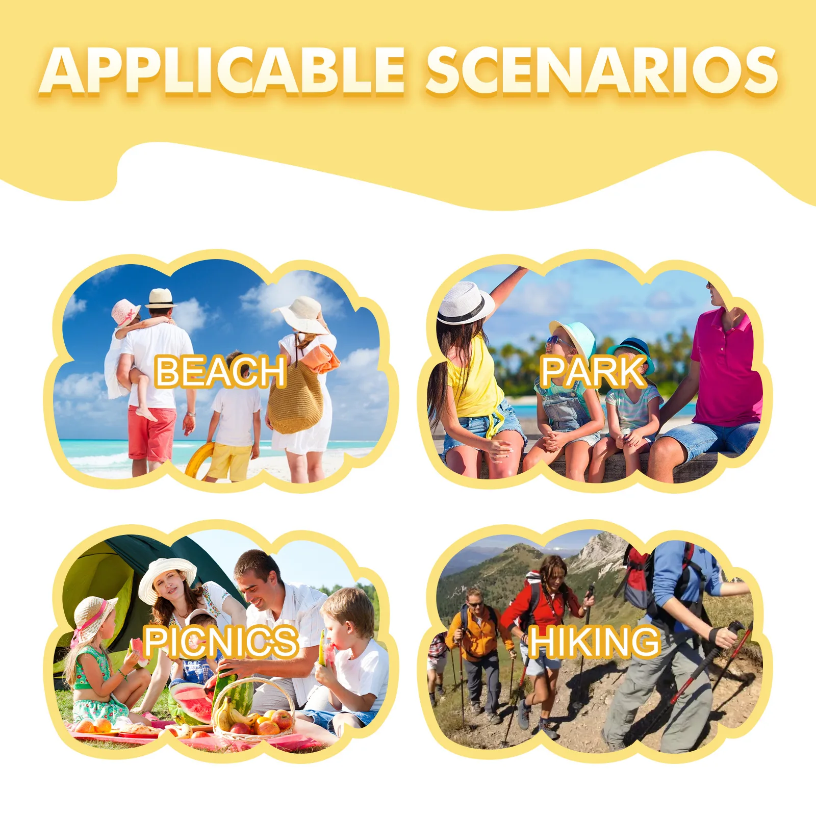 Sunscreen Patches Adult Children Sunblock UV Protection Beaches Parks Picnic Waterproof Self Adhesive Sunny Stickers Skin Care