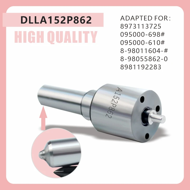 DLLA152P862 New Diesel Common Rail Nozzle Suitable For Electric Fuel Injector Mode l: 8973113725 095000-698 # 09500-610 # LG3042