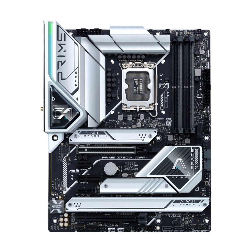 

Placa base Z790-A WIFI Intel Z790 LGA1700 DDR5 192GB 4xM.2 Wi-Fi 6E PCIe 5,0 ATX compatible con i9-13900 i9-14900 i3-12100