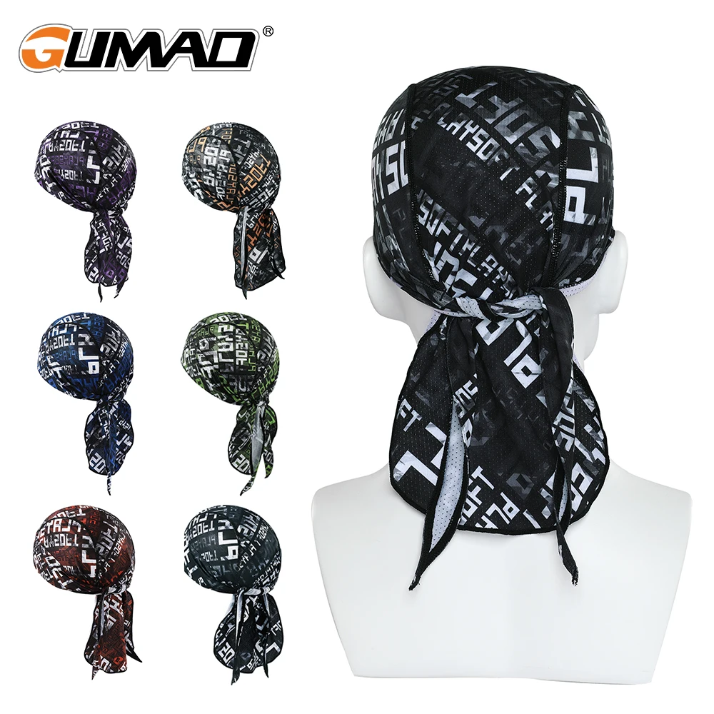 Fashion Cycling Pirate Hat Running Sports Beanie Bike Riding Hat Fishing Bicycle Caps Head Scarf Soft Headdress Men Women Summer