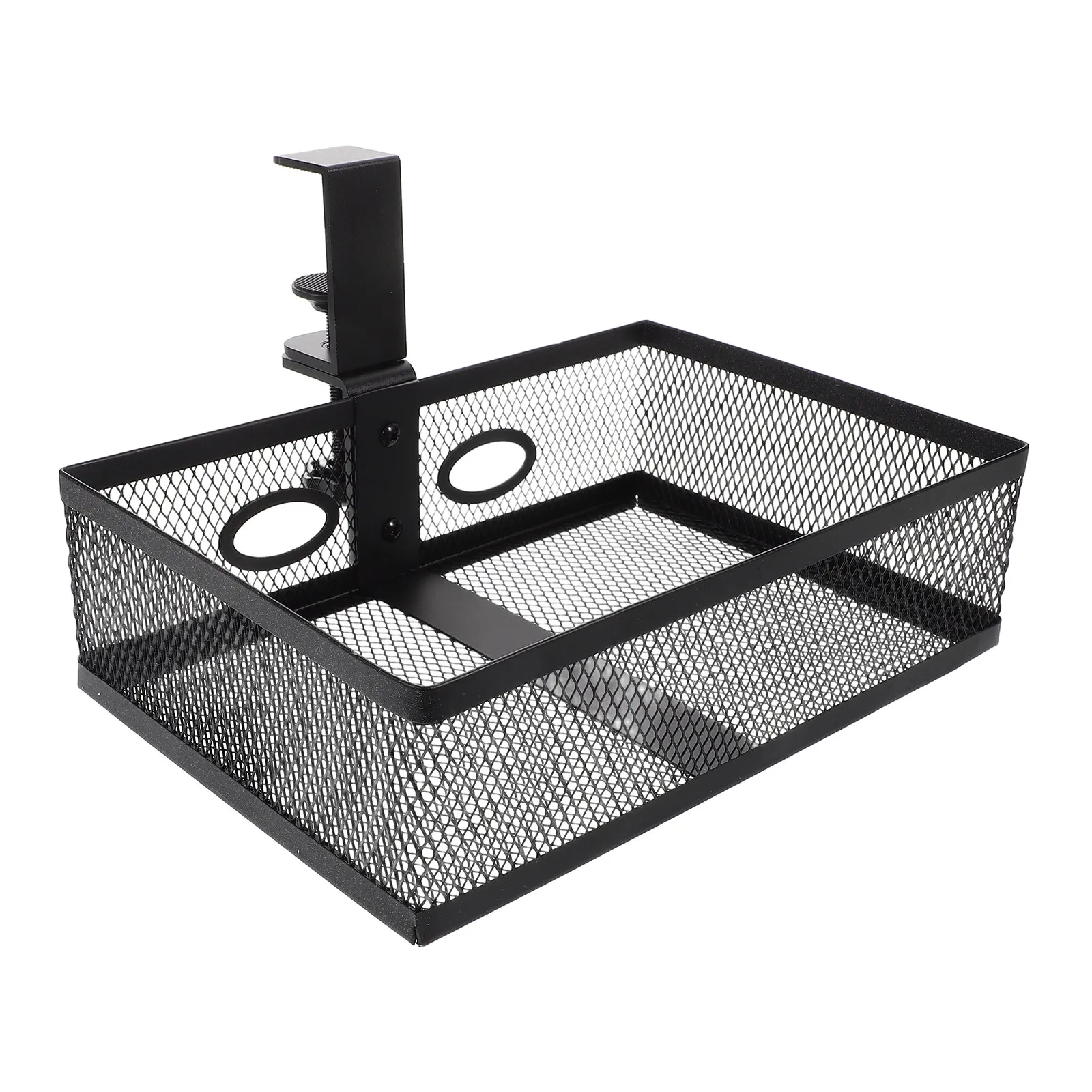

Under Desk Rotatable Storage Rack Hidden Drawer Organizer No-Drill Installation Large Capacity Office Supplies Tray Shelf