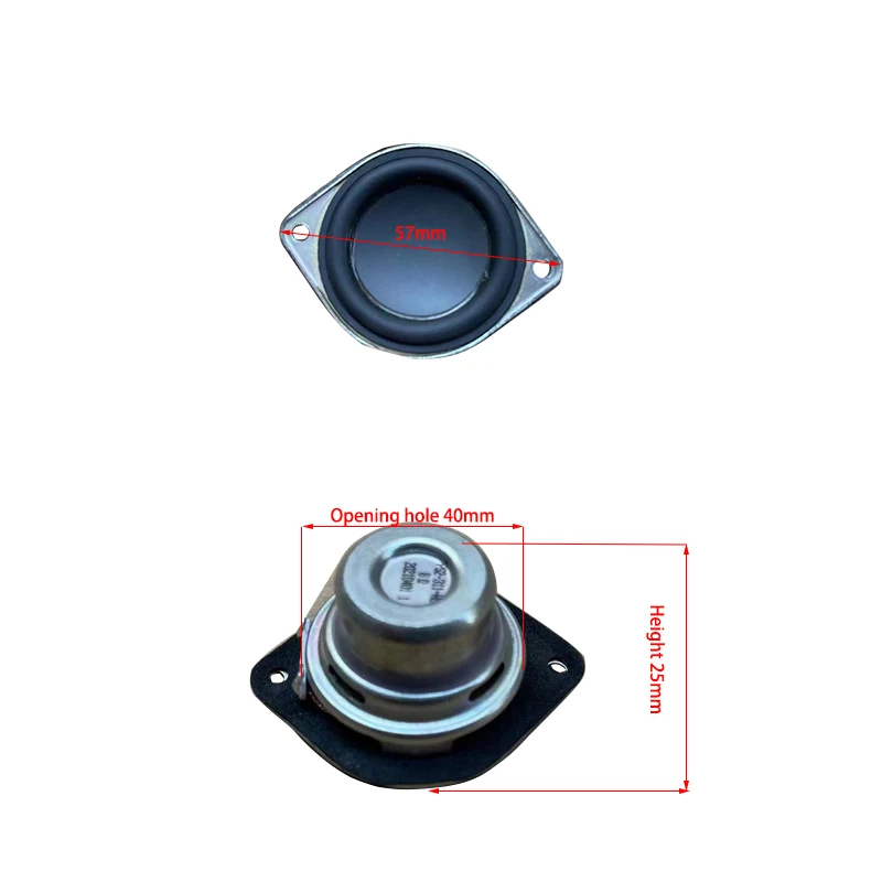 1.75 Inch Tweeter Midrange Woofer Speaker 10W 8Ohm Oval Bluetooth Full Range Speakers For JBL Replacement Parts DIY 2PCS=