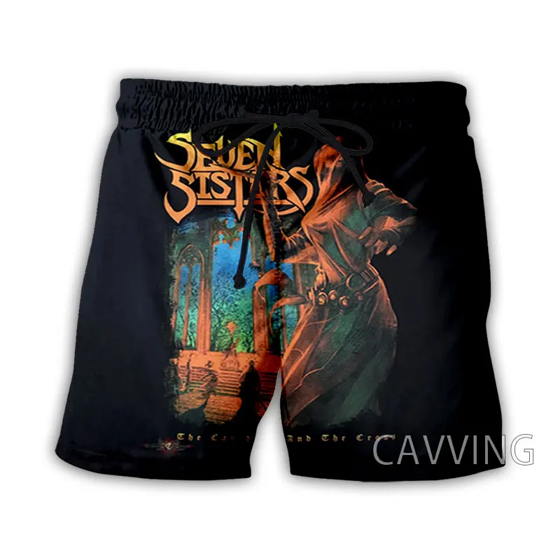 CAVVING 3D Print  Seven Sisters  Rock  Summer Beach Shorts Streetwear Quick Dry Casual Shorts Sweat Shorts for Women/men