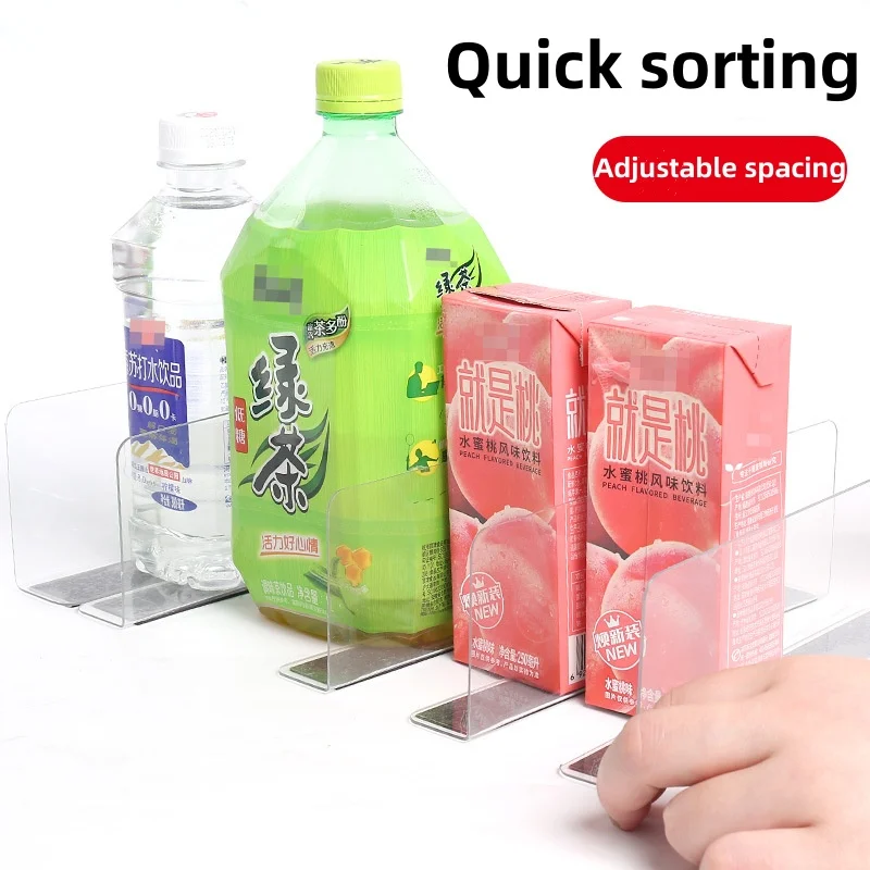 Goods Display Separator Pvc Magnetic Shelves Divider Transparent L Shaped Shelf Divider Offices Drawer Bookshelf Magnetic Baffle