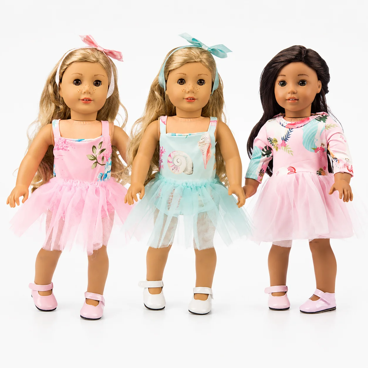 Puppenkleidung, süßes Kleid für 43 cm große Neugeborenen-Babypuppen, 16–18 Zoll große amerikanische Reborn-Puppe, Our Generation, Mädchenspielzeug, Geburtstagsgeschenk