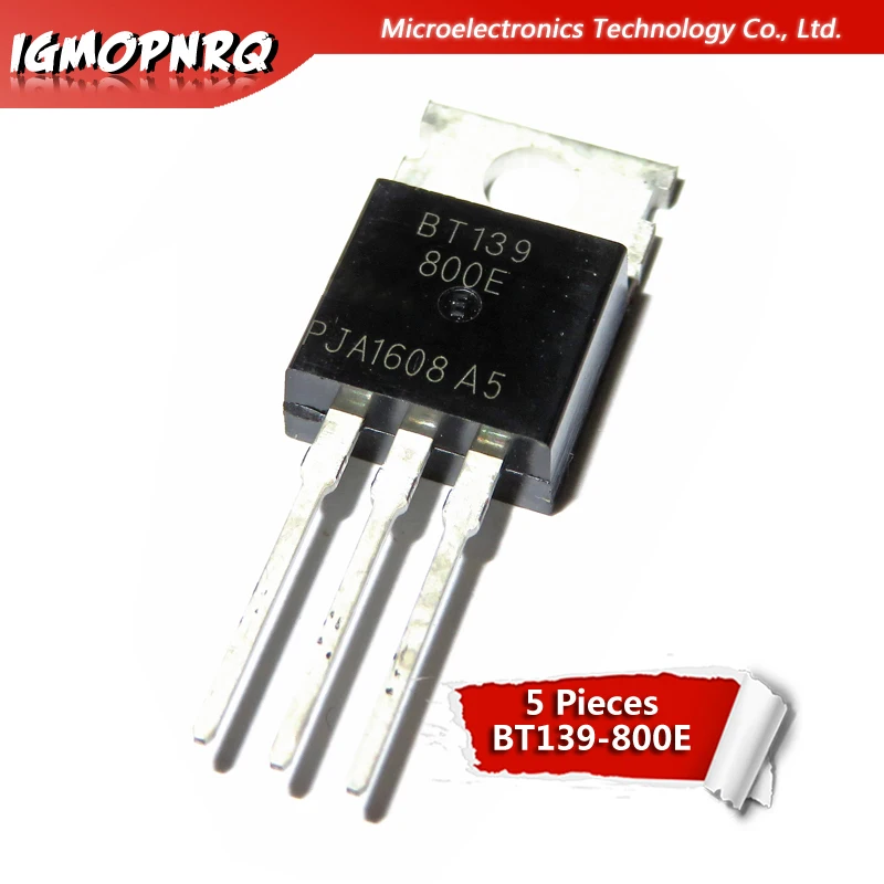 5 sztuk BT139-800E BT139 BT139-800 800V 16A triaki RAIL TRIAC TO-220 nowy oryginał