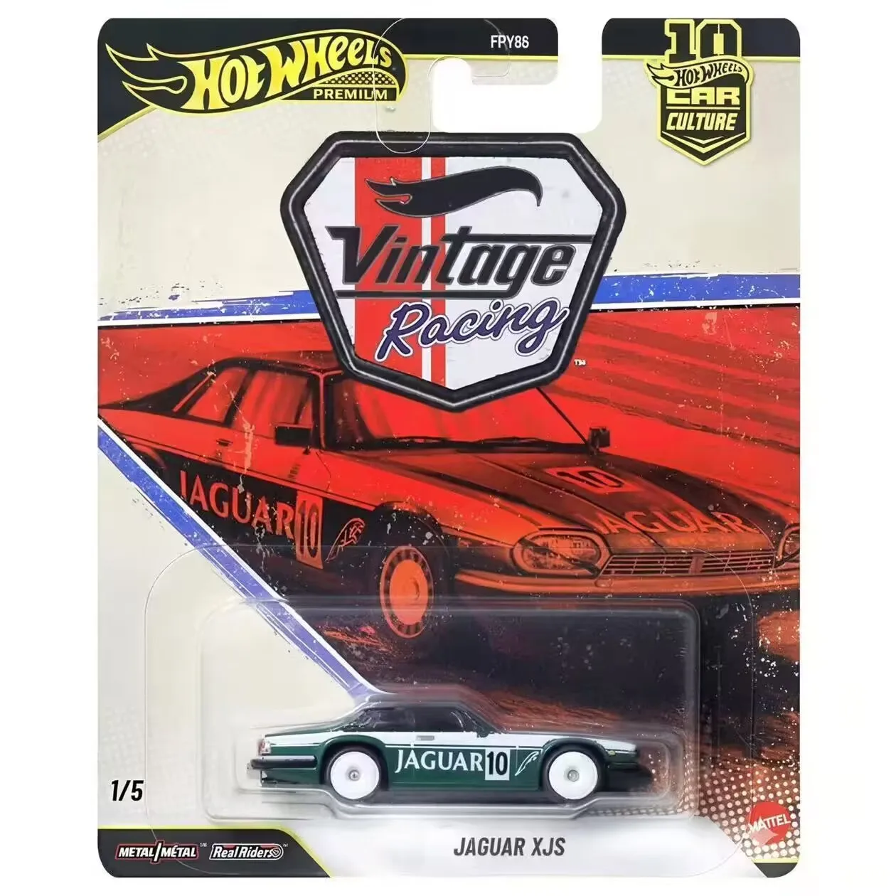 Hot Wheels Premium Culture Vintage Racing Jaguar Xjs 1:64 Porsche Corvette Ferrari 250 Lancia Nissan Diecast Alloy Cars Gift Toy view 3